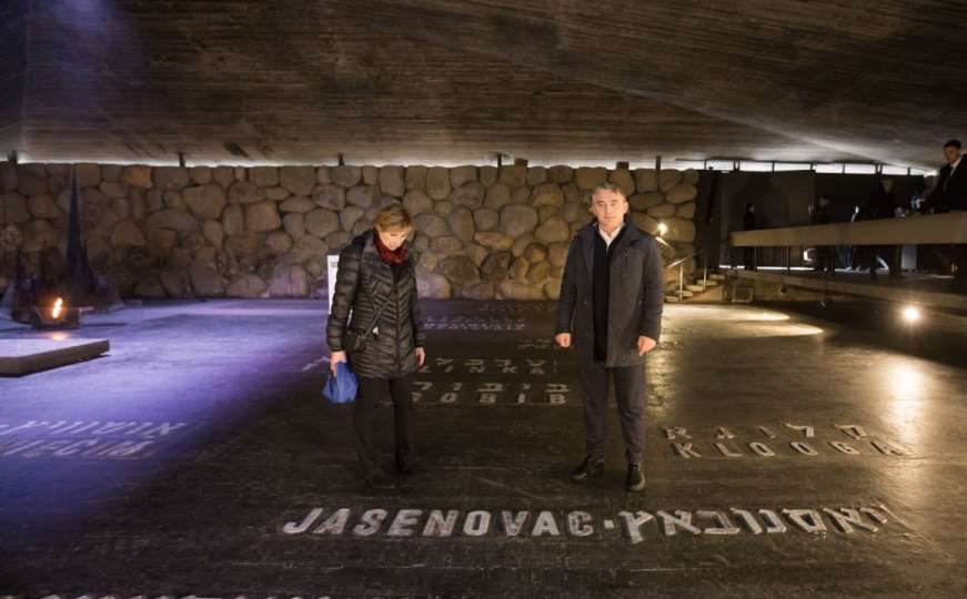Komšić u Yad Vashemu odao počast žrtvama Jasenovca