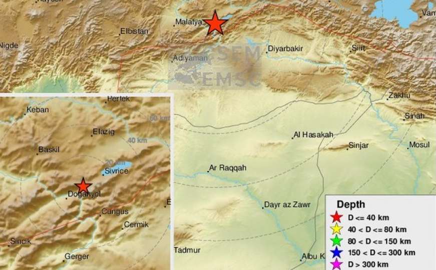 Novo podrhtavanje u regiji Elazig: Još jedan zemljotres pogodio Tursku