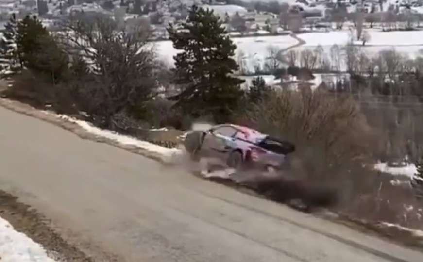 WRC utrka: Najstrašnije izlijetanje snimljeno kamerom?