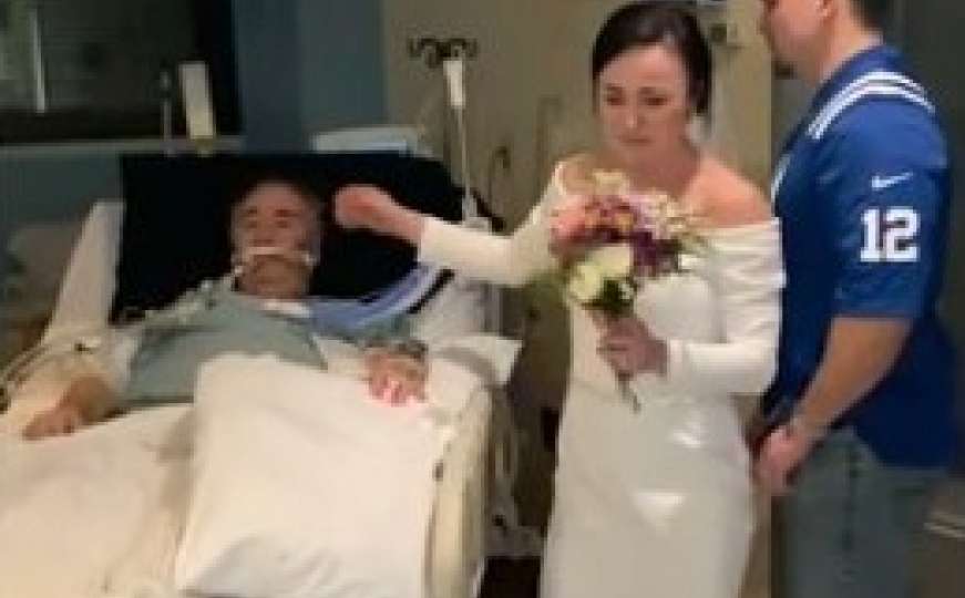 Emotivan video: Udala se u bolnici da bi njen otac mogao prisustvovati