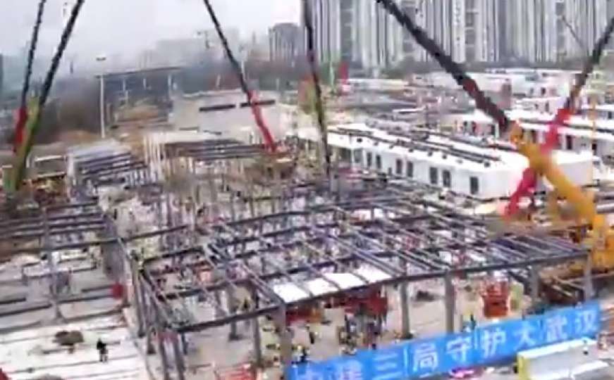 Nevjerovatno: Druga bolnica u Kini izgrađena u rekordnom roku