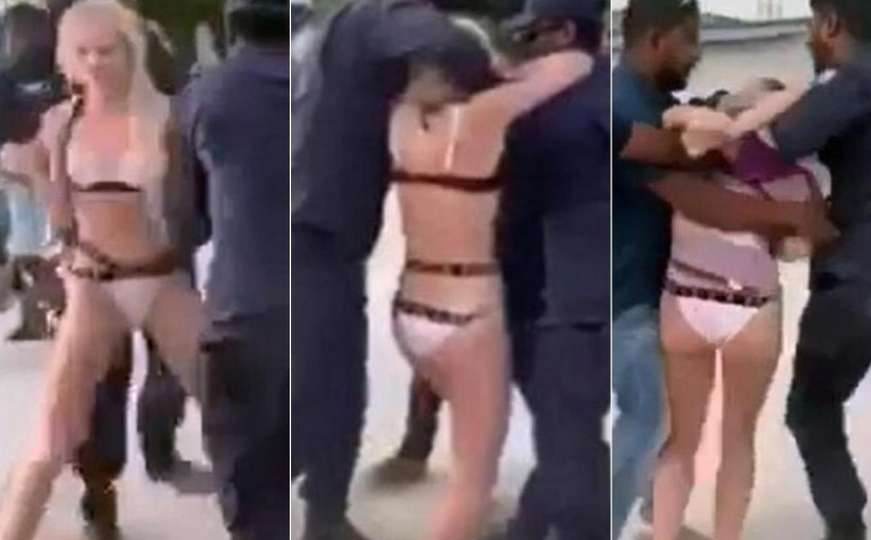 Video s Maldiva: Priveli je jer je bila u bikiniju, otimala im se