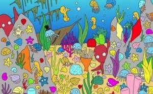 Mozgalica koja se čini jednostavnom: Vidite li ribu? 