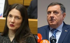 Trivić: "Pobrkali ste pojmove jedinstvo i jednoumlje"; Dodik: "Ti si balavica"