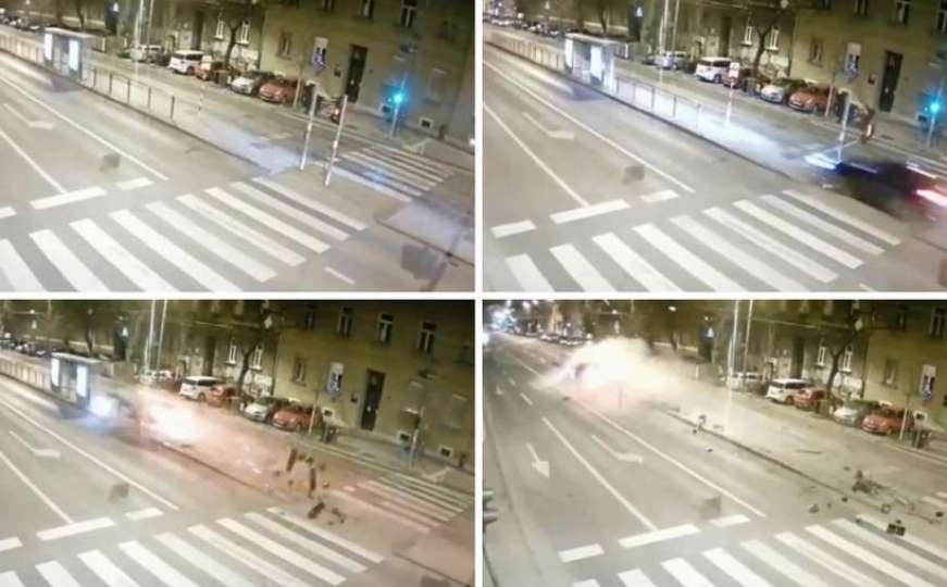 Automobilom u Zagrebu "pokosio" cijelu tramvajsku stanicu
