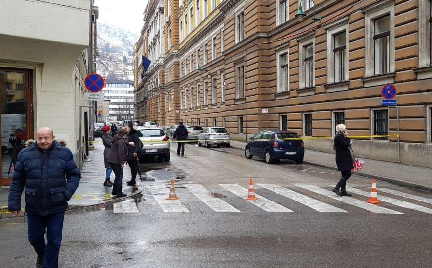 Evakuisan Općinski sud u Sarajevu: U toku KDZ pregled