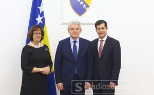 Maureen Cormack u Predsjedništvu BiH: Sastanak s Džaferovićem 