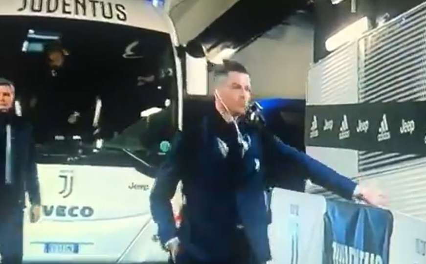 Ronaldo po izlasku iz autobusa napravio potez i ponovo oduševio Italiju