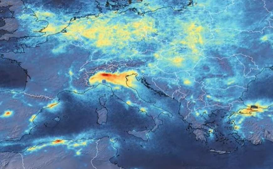 Satelit pokazao smanjenje onečišćenja zraka iznad Italije: Pogledajte kako je u BiH