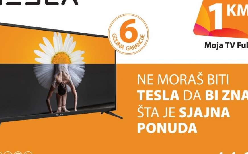 BH Telecom: Vrhunski Tesla TV dostupan za samo 1 KM