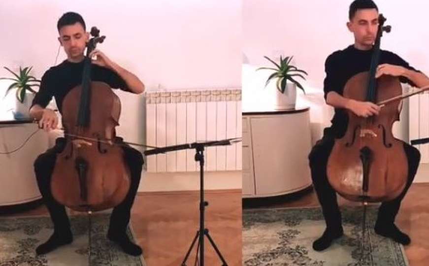Sarajevski violončelista Isak Haračić snimio izvrstan kućni video 