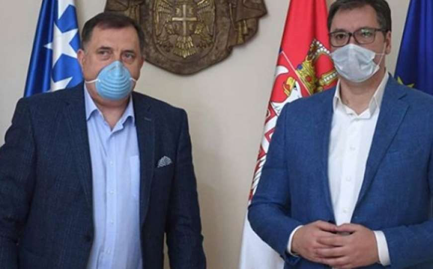 Dodik s Vučićem o pomoći Srbije Bosni i Hercegovini 