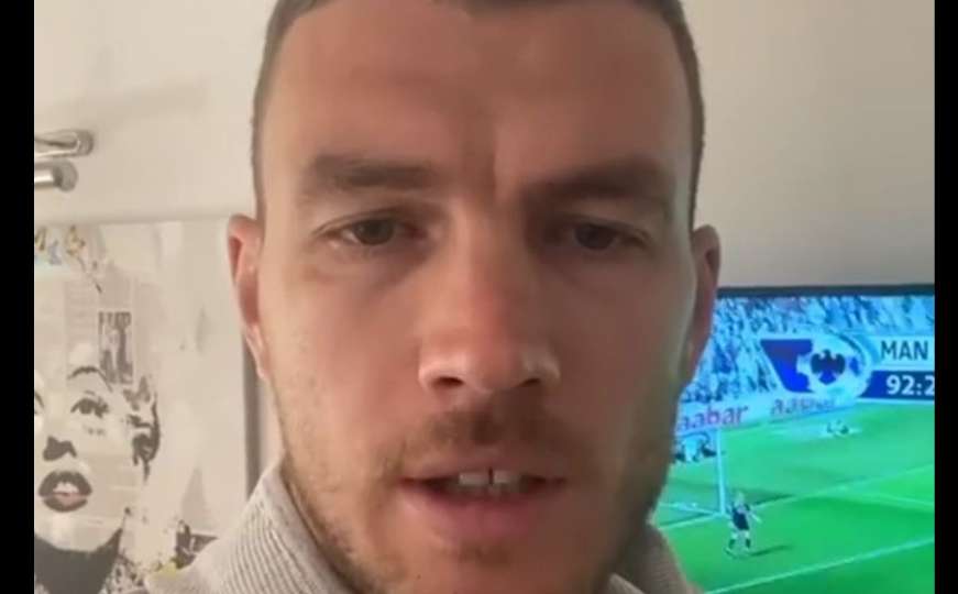 Džeko se prisjetio utakmice Manchester Cityja i poručio: Vidimo se na terenu