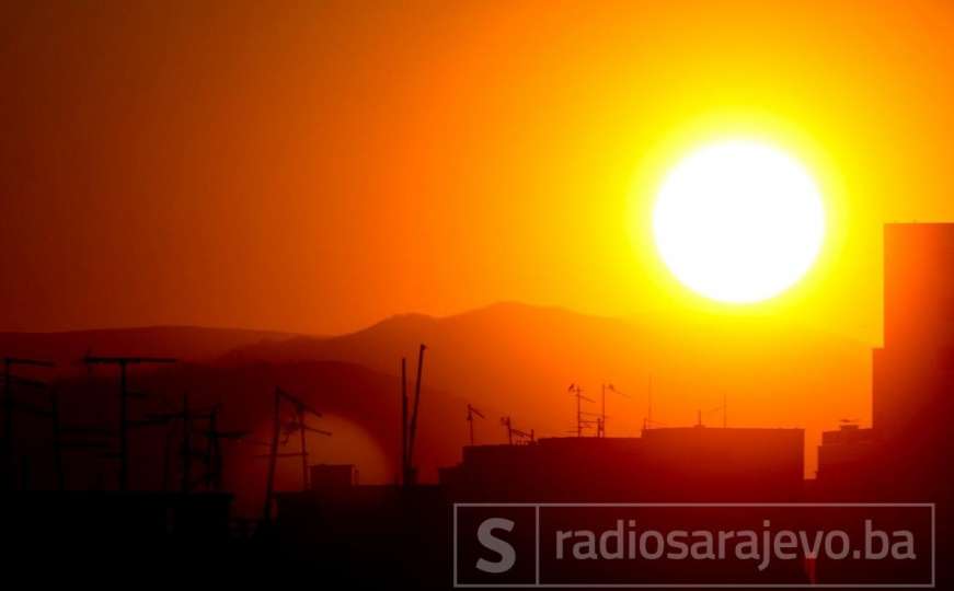 Magični zalazak sunca u Sarajevu kakav se rijetko viđa