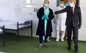 Džaferović i Izetbegović obišli izolatorij na Građevinskom fakultetu i Zetru