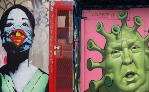 Grafiti i koronavirus: Ulična umjetnost cvjeta na praznim ulicama