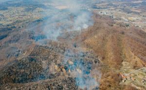 Ponovo gori šuma iznad Tuzle, stigla pomoć iz Živinica, Kalesije, Lukavca...