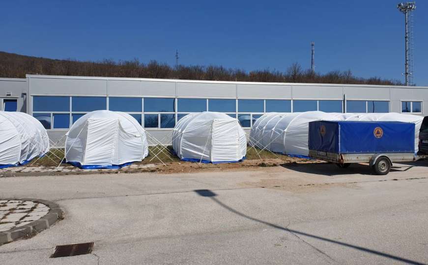 Sve spremno: Pogledajte kako izgledaju šatori za bh. državljane koji odluče doći