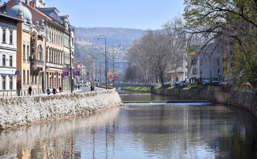 Čista i lijepa Miljacka, ponos Sarajeva u vrijeme korona krize 