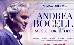 Pratite uživo koncert legendarnog Andrea Bocellija iz milanske katedrale 