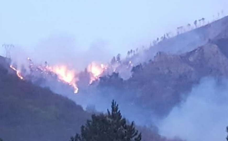 Situacija sa požarima u HNK: Najgore je u okolini Mostara