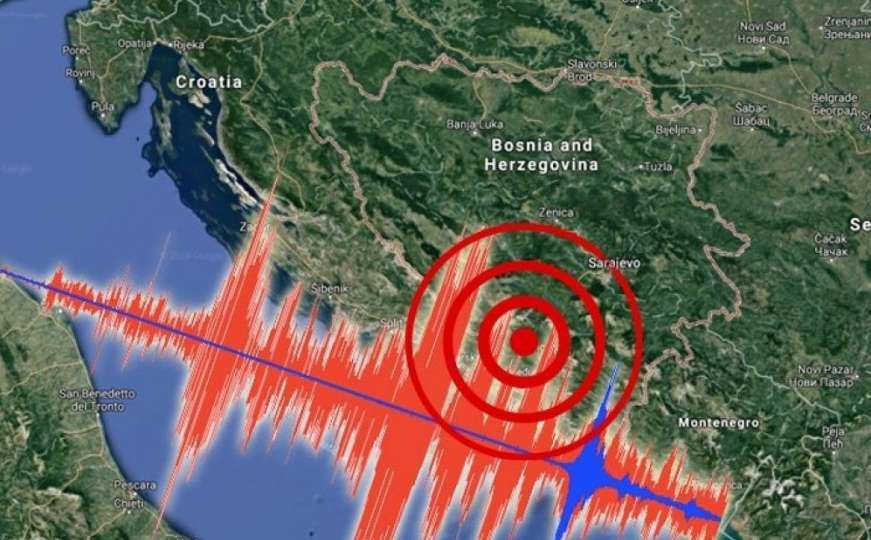 EMSC objavio jačinu zemljotresa koji je pogodio područje Banje Luke