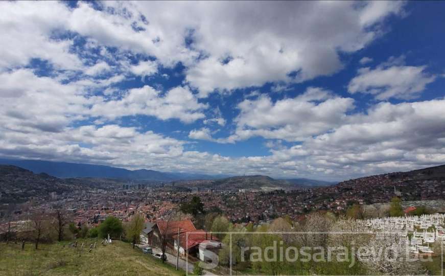 Igra oblaka iznad Sarajeva: Pogledajte predivan pogled sa Zmajevca