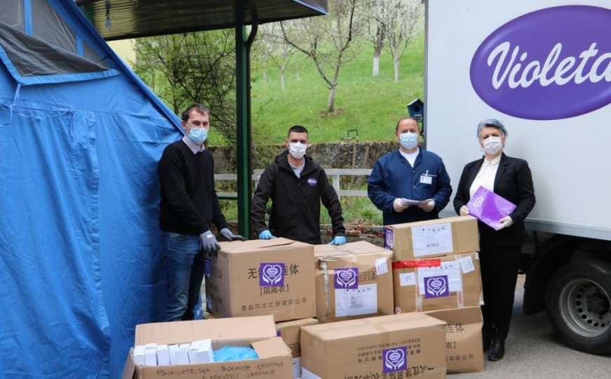 Violetina donacija zaštitne opreme stigla u KCUS