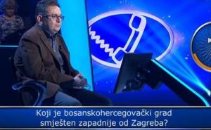 Milijunaš: Nije znao odgovor na pitanje vezano za grad u BiH - publika ga spasila