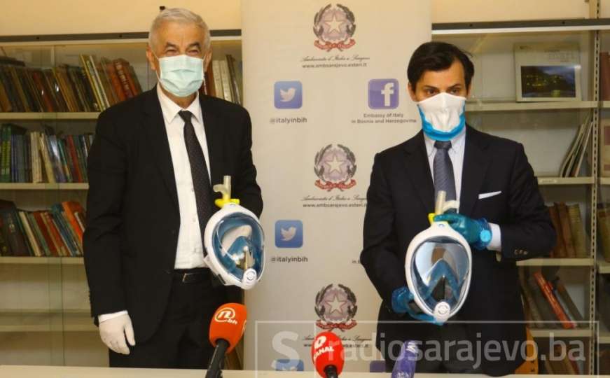 Vrijedna donacija Italije za našu zemlju: Stigle respiratorne maske