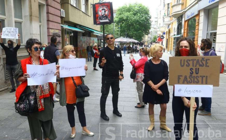 Protest Sarajlija ispred Katedrale: No passaran!