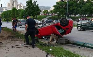 Težak udes na Alipašinom Polju: Jedna osoba povrijeđena