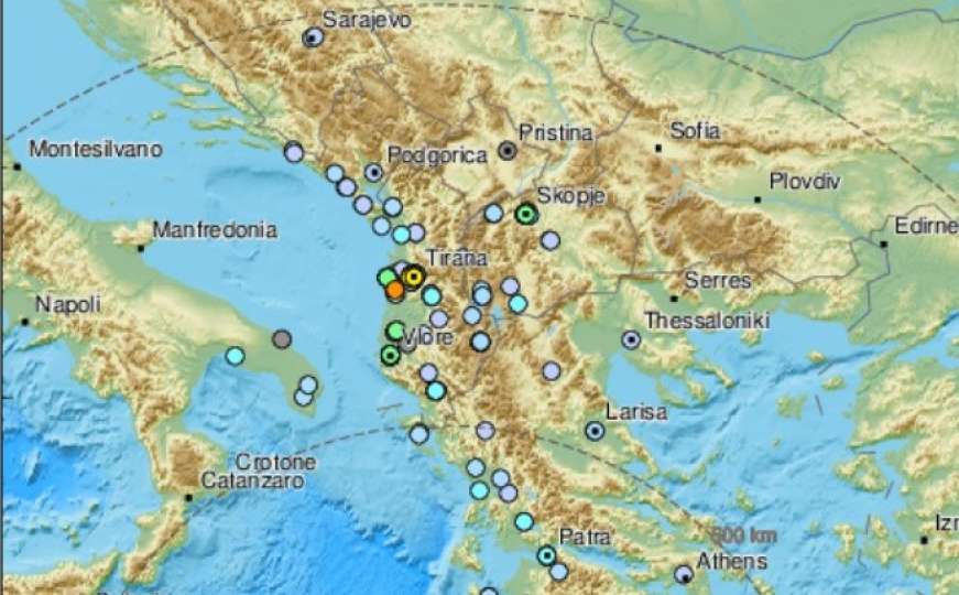 Jak zemljotres od 5,8 stepeni u Sredozemlju: Osjetio se u Trebinju, Dubrovniku... 
