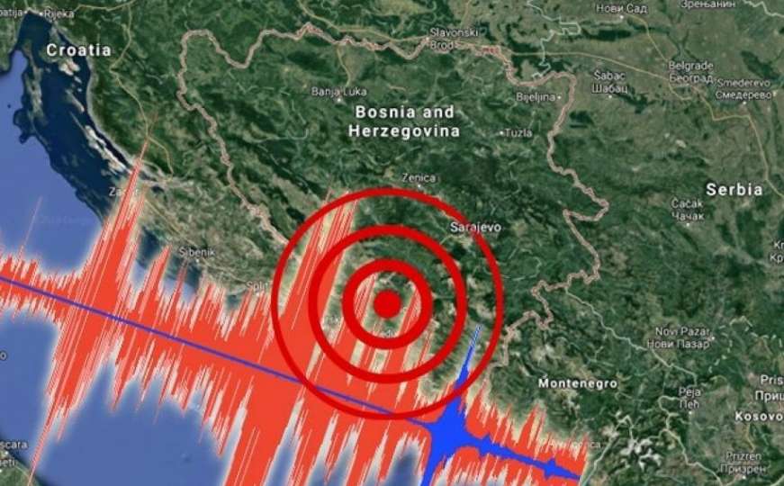 Zemljotres jačine 2.7 stepeni potresao BiH