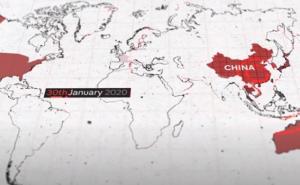 Pogledajte u 11 minuta kako se virus proširio svijetom