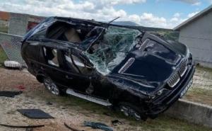 Nesreća u Grborezima: Teško povrijeđen vozač BMW-a X5