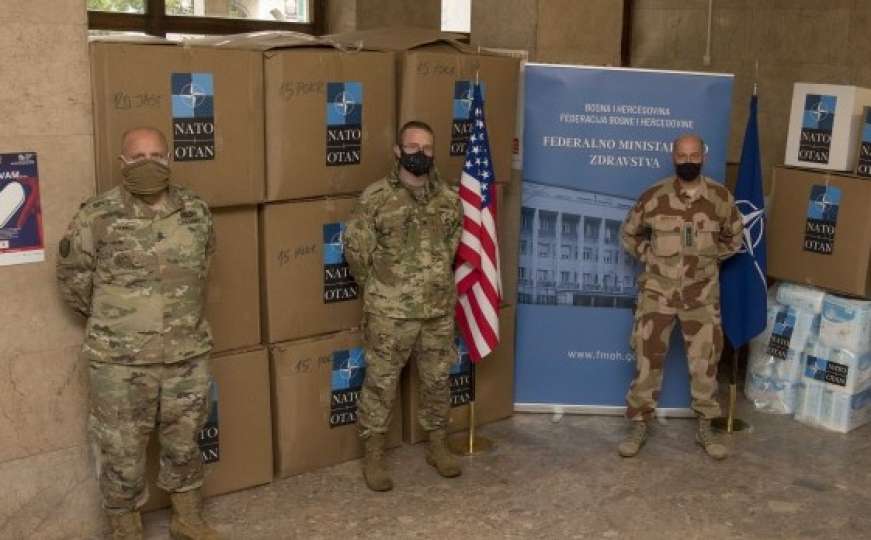 Toplomjeri, viziri, maske: SAD i NATO dostavili BiH opremu za borbu protiv pandemije