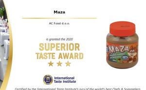 Maza osvojila prestižnu nagradu Međunarodnog instituta za okus