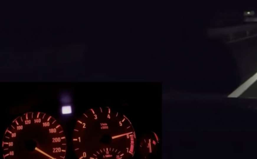 Objavio "anonimni" video kako vozi 240 km/h kod Dubrovnika - policija ga našla za tren