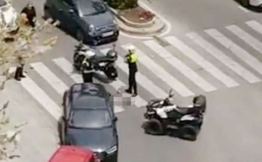 Jeziv snimak: Crnogorac izrešetan dok je čekao da pređe ulicu