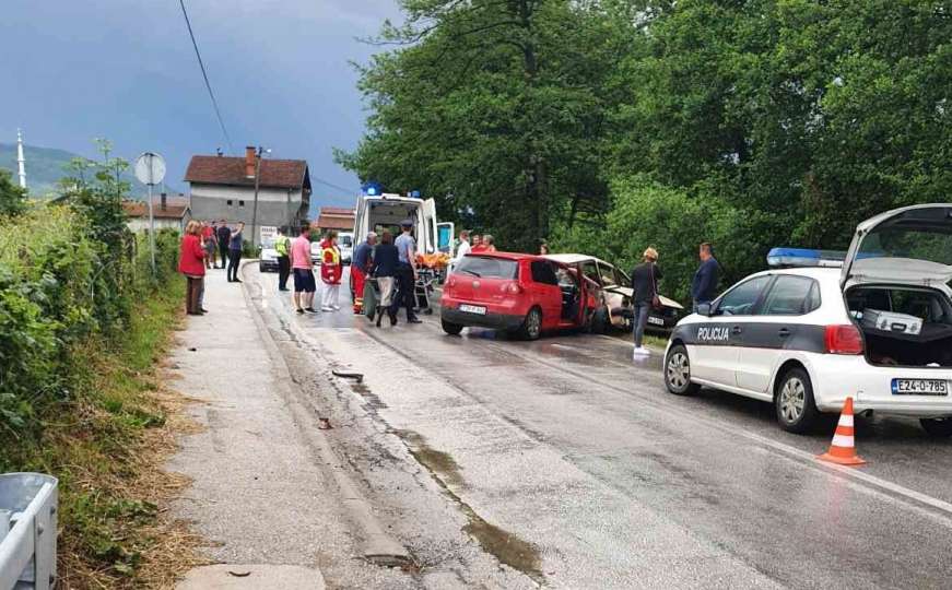 Teška nesreća kod Kiseljaka: Dvije osobe teško povrijeđene
