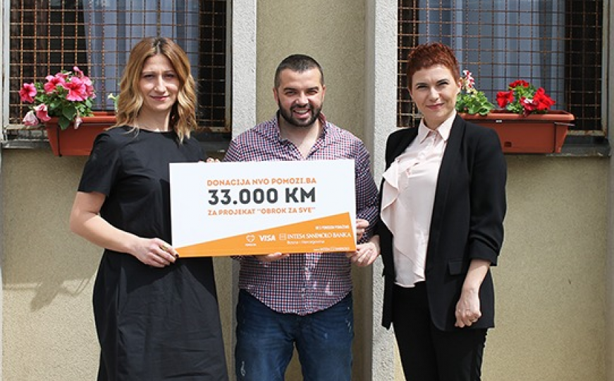 Obrok za sve: Intesa Sanpaolo Banka BiH, Visa i građani donirali  33.000 KM