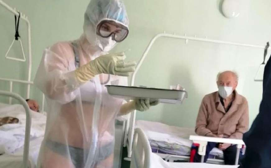 Medicinska sestra iz Rusije koja je radila u providnom odijelu - ima novi posao
