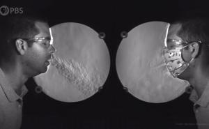 Posebna kamera pokazala na koji način maska štiti od virusa