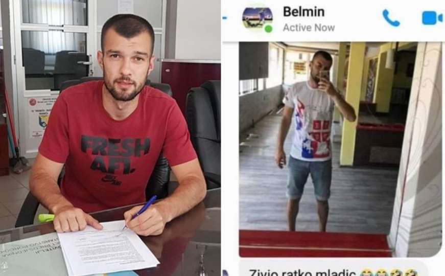 Belmin Halilović zbog veličanja zločinca Ratka Mladića dobio otkaz u Modriči 