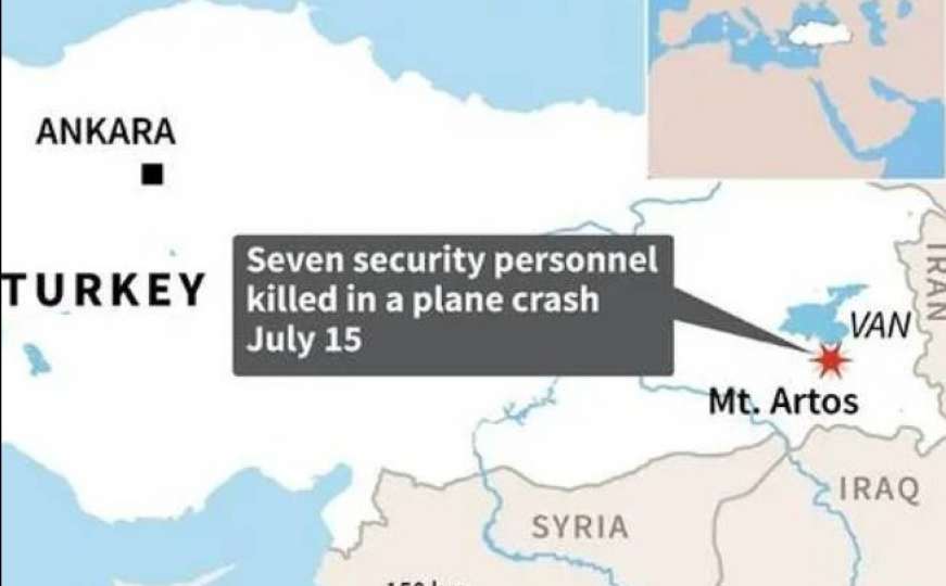 Teška avionska nesreća u Turskoj, poginulo sedam policajaca