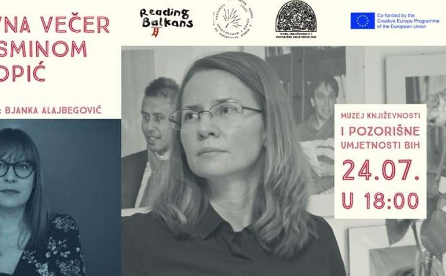 PEN Centar BiH organizira književnu večer s Jasminom Topić