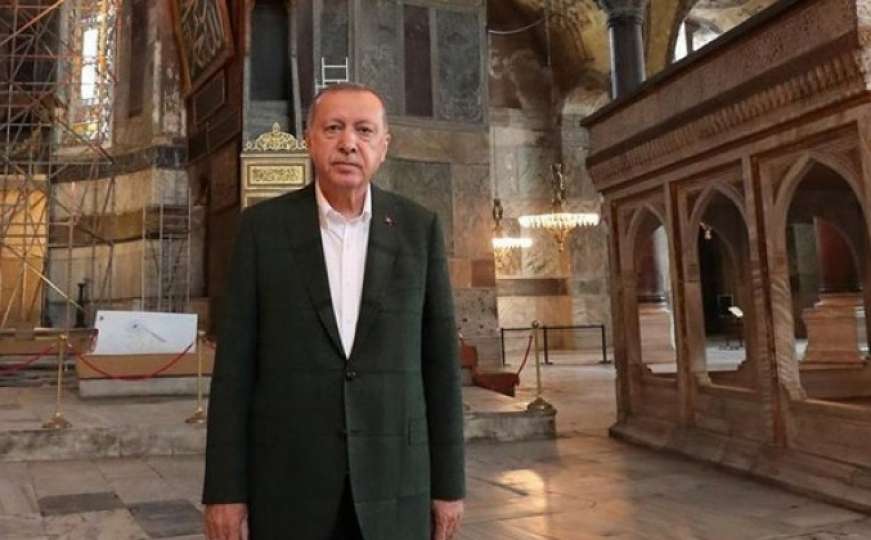 Erdogan: Aja Sofija kao mjesto obožavanja sretnim čini ljude svih vjera