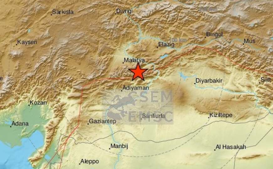 Snažan zemljotres potresao istok Turske