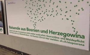 Plakati u Švicarskoj o "zemlji rizika": Bosanci i Hercegovci, prvo u karantin!